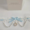 Sweet Lolita Pearl Lace Necklace Y2K Ribbon for Women Photo Shoot Bowknot Charm Choker for Girls Romantic Cute Style Jewelry - Image 7