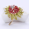 Enamel Flower Brooches for Women Unisex Pearl Plant Pins Banquet Party Backpack Gifts Jewelry Accessories - Image 19
