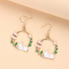 Cute Animal Drop Dangle Earrings For Women Girls Cat Rabbit Koi Dragon Colorful Enamel Golor Color Earrings - Image 17