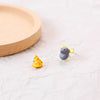 Asymmetric Cute Little Mouse Cheese Stud Earrings For Women Lovely Sweet Small Earrings Party Daily Versatile Jewelry Gift - Image 6