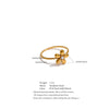 Size 6789 Stainless Steel Flower Simple Ring Gold Color Pvd Plated Spring Summer Chic Finger Jewelry - Image 6