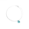 Silver Zircon Crystal Pearl Pendant Choker Necklace Fishing Line Jewelry For Fshion Women - Image 4