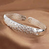 Charms Silver Bracelets For Women Adjustable Twisted Woven Bangle Bracelet Party Wedding Jewelry - Image 12
