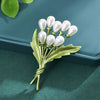 various styles women plants flower accessories badges pearl plant buckle pin brooch - Image 35