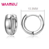 Silver Earrings Statement Heart Star Square Round Geometric Hoop Flexible Earwire Leverback Women Jewelry - Image 17