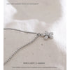 NiNice Necklaces for Women Stainless Steel Zirconia Flower Shaped Pendant Bracelet Earring Set Simple Gift - Image 2