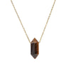Natural Crystal Stone Rose Quartz amethyst citrine agate bullet Pendant Necklace Stainless Steel gold Chain Gemstone Jewelry - Image 8