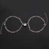 2Pcs/set Magnet Couple Bracelets Heart Attraction Bracelet Stainless Steel Charm Simple Cuban Chains Key Lock Jewelry Gifts - Image 11