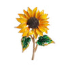 Multi-Style Floral Brooches, Enamel Rhinestone Flower Lapel Pins for Women - Image 29