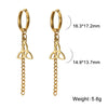 Witches Knot Dangle Earrings for Women Wiccan Witch Charms Stainless Steel Hoop Earrings Goth Jewelry Religious Gift - Image 10