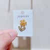 Summer Cubic Zirconia Small Yellow Flower Brooches Gold Plated Crystal Lapel Pin Collar for Women Jewelry Accessories - Image 4