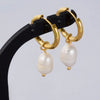 Pearl Dangle Earrings For Women Men Accessories Stainless Steel Hoop Earring Jewelry Piercing Starfish Turtle - Image 2