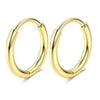 1Pair Flat Back Earrings for Women Steel Earrings Hoop Stud Cartilage Tragus Piercings - Image 37