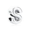 Silver Charms Beads 12 Zodiac A-Z Letters Virgo Aries Fit Bracelets Necklaces Jewelry For Women - Image 32