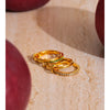 Size 678 White Green Zirconia 4 Layered Stacked Ring Golden Pvd Plated Stainless Steel Jewelry Accessories - Image 6