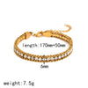 Layered Bead Chain Bracelet with Multicolor Strands - Image 6