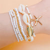 Colorful Starfish Pendant Rice Beads Beaded Anklet for Women Summer Multi-layer Bracelet Anklet Bohemian Leg Jewelry - Image 24