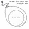 Female 2mm Faceted Beaded Necklace Stone Agat Crystal Tiger Eye Quartzs Choker Mini Simple Jewelry for Women Jewelry - Image 8