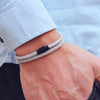 Minimalist Men Rope Bracelet Double Layer Survival Braclet Accessories Boyfriend Gift Magnet Buckle Hombre - Image 1