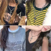 316L Stainless Steel Casting Metal Cross Pendant Necklace For Men Women Punk Hip Hop Chain Collar Jewelry - Image 3