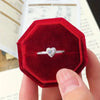Shiny Silver Color Heart Rings for Women Simple and Stylish Wedding Female Rings Party Gift Jewelry - Image 2