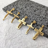 Jesus Cross Gold Plated Stainless Steel Pendant Necklace For Men Unisex Religious Jewelry Accessories - Image 5