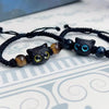 Cute Cat Couple Bracelet Imitation Wood Crystal Braided Children Bracelet Jewelry Accessories - Image 5