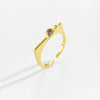 Dplaopa Silver Colorful Geometric Zircon CZ Open Adjustable Ring Party Women Jewelry Gift - Image 13