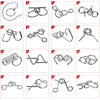 Fun Metal Chinese Ring Puzzle Intelligent Brain Teaser IQ Logic Game for Children Adult Family Entertainment Educational Toy - Image 6