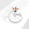 Bohemia Fidget Spinner Starfish Turtle Finger Ring for Women Summer Holiday Jewelry Rotating Freely Rings - Image 3