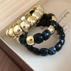 Square-Spliced Bead Bangle with Elastic Cord and Multiple Designs - Image 16