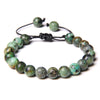 8MM Stone Bead Braid Bracelets Minimalist Carnelian Agates Jades Gem Woven Bangle Jewelry Gift For Women Men - Image 36