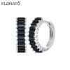 13mm Crystal Hoop Earrings for Women Silver Needle Zircon Huggie Small Earrings Hoop Piercing Jewelry Gifts - Image 54