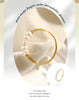 Gold Plated Stainless Steel Freshwater Pearls Rings For Women - Image 9