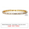 Charms Tennis Bracelet for Women, Cubic Zirconia Chain Bracelet Adjustable,Stainless Steel Miami Link CZ Bangle Gift - Image 21