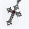 Gothic Big Zircon Cross Necklace Unisex Y2K Irregular Goth Large Cross Pendant Necklaces for Men Women Couple Necklace Jewelry - Image 7