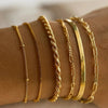 Five-Piece Resin Bead Bracelet Set with Round Charms and Elastic Bands - Image 15