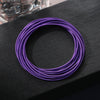 Stainless Steel Spring Bracelet Set Bohemian Style Color Bracelet 12 Laps Set Gift - Image 10