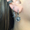 Sun and Moon hoop earrings, Sun hoop earrings, hoop earrings, gothic jewelry, celestial jewelry, moon hoops, moon earrings - Image 8