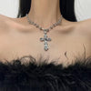 316L Stainless Steel Casting Metal Cross Pendant Necklace For Men Women Punk Hip Hop Chain Collar Jewelry - Image 2