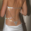 Stonefans Sexy Club New Thong Waist Body Jewelry Crystal Thong Panties G String Brief Bikini Crystal Waist Belly Chain for Women