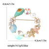 Classic Enamel Conch Brooch for Women Unisex Rhinestone Aquatic Life Pins Banquet Party Backpack Gifts Jewelry Accessories - Image 11