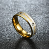 Forever Love Stainless Steel Couple Ring with Heart Detail - Image 8