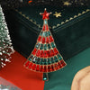 Christma’s Rhinestone Christmas Tree Brooch for Women Unisex Glass Plant Pins Event Party Decoration Clothes Accessories - Image 7