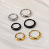 Smooth Hinged Hoop Clicker in 316L Stainless Steel for Nose Septum and Cartilage - Image 5
