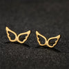 Simple Design Sun Totem Stud Earrings Women Irregular Fan Shaped Stainless Steel Thorn Earings Party Jewelry Gifts - Image 16