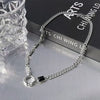 Irregular Wave Shape Chain Men Necklace Advanced Sense Stainless Steel Figaro Cuban Chain Necklace For Men Women Jewelry - Image 7