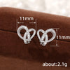 Shining Zirconia Ear Stud Female Engagement Accessories Design Jewelry for Women Delicate Gift - Image 6