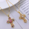 Men Women Hip Hop Zircon Cross Shiny Pendant Stainless Steel Necklace Charm Bling Necklaces Jewelry Gifts - Image 5