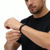 Black Stone Bead Bracelet with Tiger's Eye Color Options - Image 6